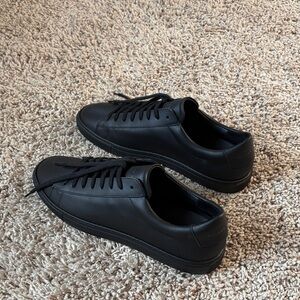 Oliver Cabell Black Leather Men's Sneakers